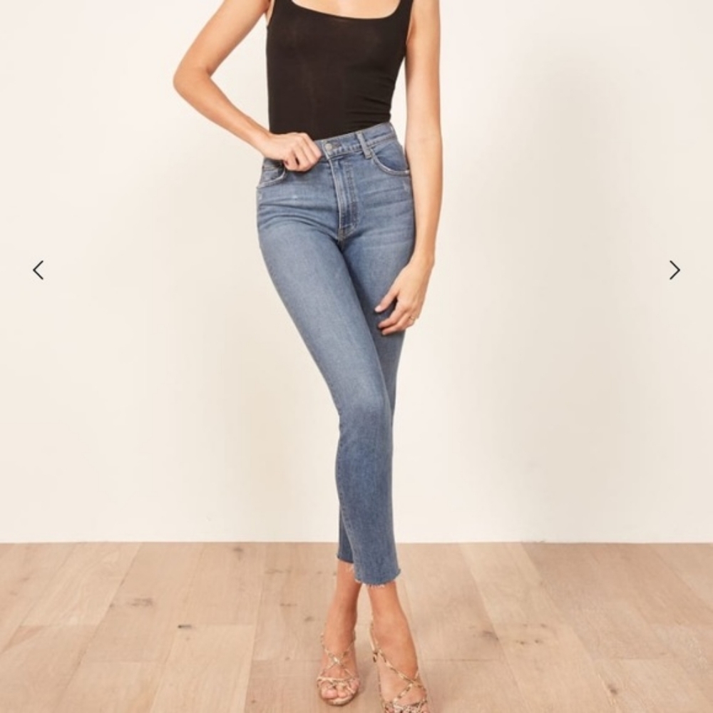 Reformation High & Skinny Crop Jeans